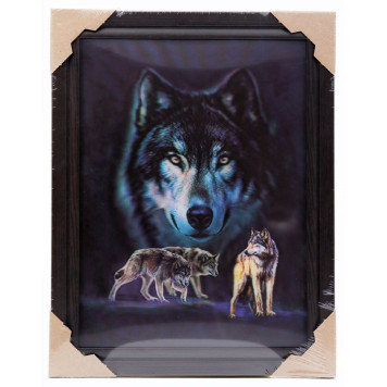 Картина 5D DS835/27 №27 "4 волка"