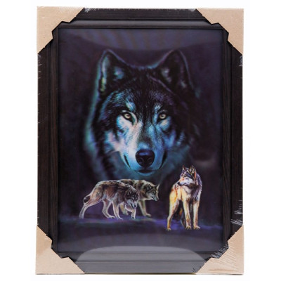 Картина 5D DS835/27 №27 "4 волка"