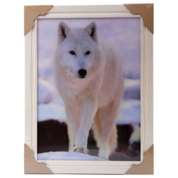 Картина 5D DS835/28 №28 "Белый волк"