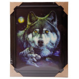 Картина 5D DS835/31 №31 "2 волка и луна"