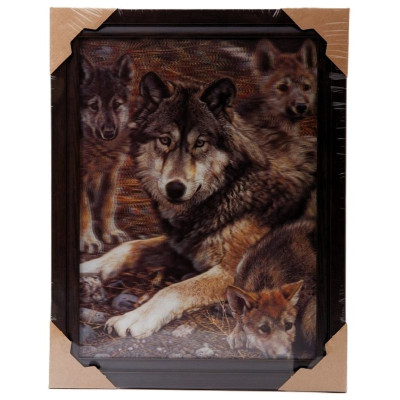 Картина 5D DS835/32 №32 "Волчица"