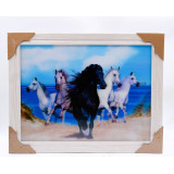 Картина 5D DS835/49 №49 "Кони у моря"