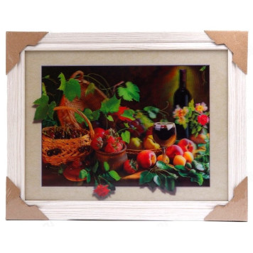 Картина 5D DS835/69 №69 "Вино и фрукты"