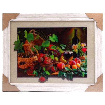 Картина 5D DS835/69 №69 "Вино и фрукты"