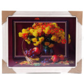 Картина 5D DS835/72 №72 "Фрукты и желтые цветы"