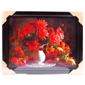 Картина 5D DS835/75 №75 "Георгины красные"