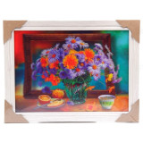 Картина 5D DS835/76 №76 "Сентябринки и апельсин"