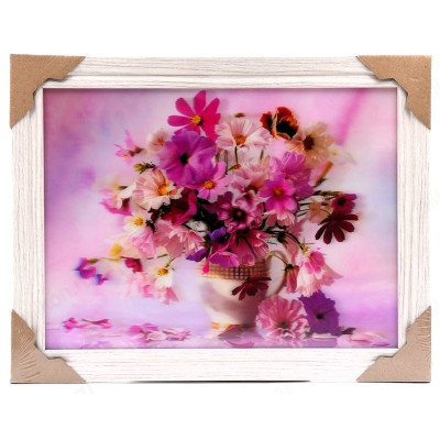 Картина 5D DS835/79 №79 "Букет из розовых цветов"