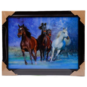 Картина 5D DS835/84 №84 "3 коня"