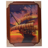 Картина 5D DS835/9 №9 " Парусник" 