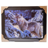 Картина 5D DS835/90 №90 36*46 "Волки в елках"