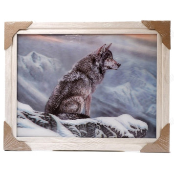 Картина 5D DS835/92 №92 36*46 "Волк 2"