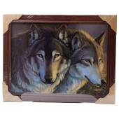 Картина 5D DS835/93 №93 36*46 "Волки"