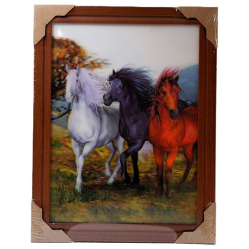 Картина 5D DS835/97 №97 36*46 "3 коня"