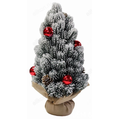 Сувенир елка в мешке с шариками 33см ЕМ-33