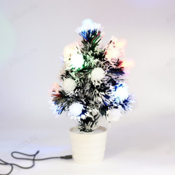 Елка подсветка 32см ЕПШ/32 шарик-2