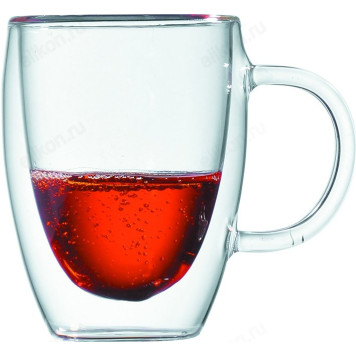 Кружка стекло двойная ЭТ-73419 300мЛ-1