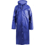 Дождевик Komfi EVA005B с капюшоном на кнопках СИНИЙ
