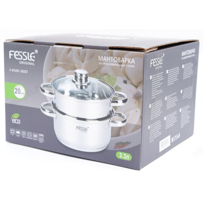 Мантоварка стальная F-01201-202ST 20см 3,3л-1