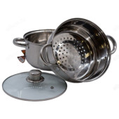 Мантоварка стальная F-01201-202ST 20см 3,3л Мантоварка стальная F-01201-202ST 20см 3,3л