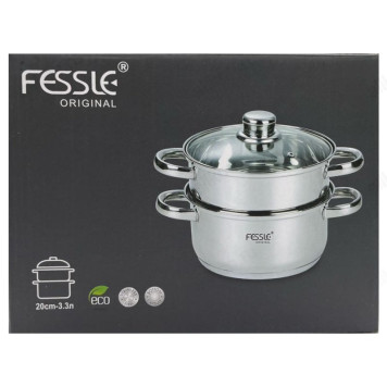 Мантоварка стальная F-01201-202ST 20см 3,3л-6