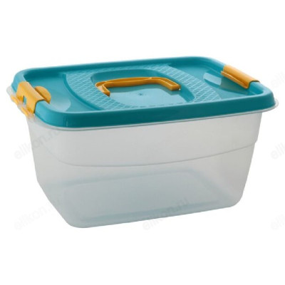 Контейнер пластик 12,5л для пищевых продуктов голубой