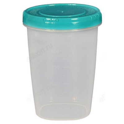 Банка пластик 600мл