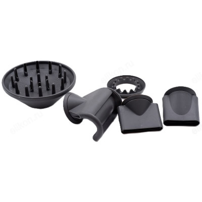 Фен Leafless hair dryer, серебристый/малиновый, 1600 Вт-1