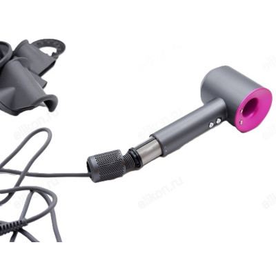 Фен Leafless hair dryer, серебристый/малиновый, 1600 Вт-6