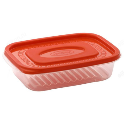 Контейнер пластик 0,8л с крышкой