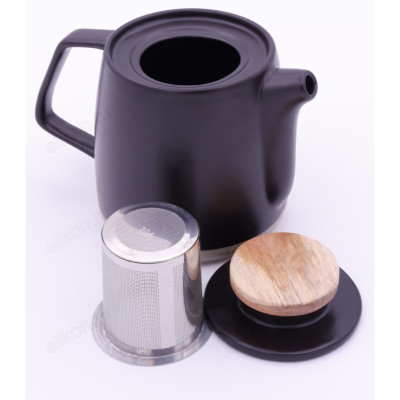 Чайник керамика артF250 черный-1