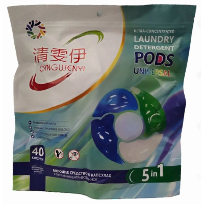 Капсулы для стирки FE-6801 с кондиционером 40шт-1