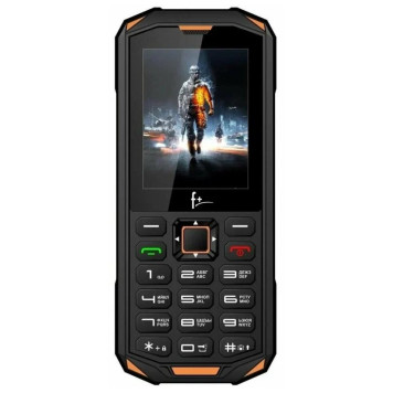Мобильный телефон F+ R240 Black/Orange-1