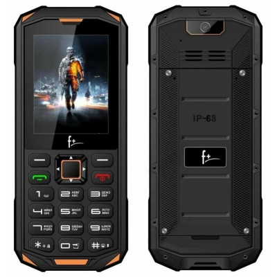 Мобильный телефон F+ R240 Black/Orange