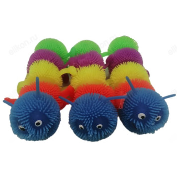 Игрушка-антистресс гусеница