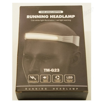 Фонарь налобный G23 лента аккумуляторный-1