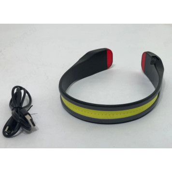 Фонарь налобный G23 лента аккумуляторный