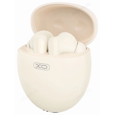 Гарнитура Bluetooth TWS G26 беж.-1