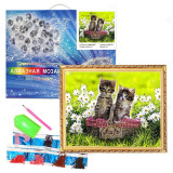 Мозаика алмазная GA80222 Котята