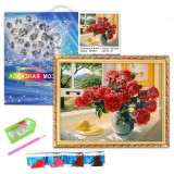 Мозаика алмазная GB72830 Розы в вазе