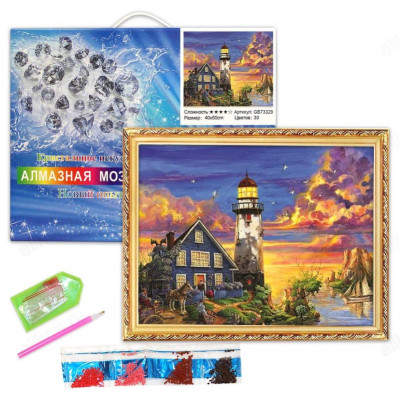 Мозаика алмазная GB73329 Маяк