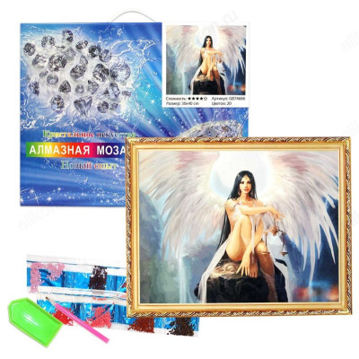 Мозаика алмазная GB74686 Девушка-ангел