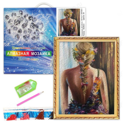 Мозаика алмазная GB79951 Девушка-весна