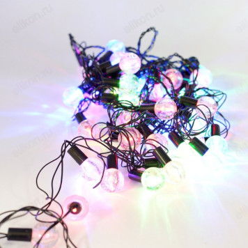 Гирлянда 100LED кр.ламп/10м цветн-2