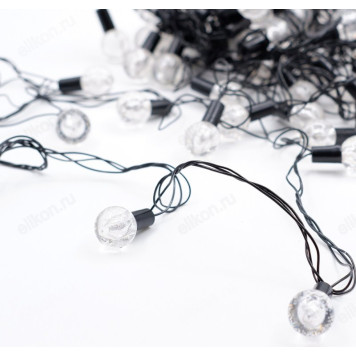 Гирлянда 100LED кр.ламп/10м цветн-3