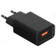 Зарядка сетевая GoPower GP1U 1USB 2.4A 12W 220V чёрный