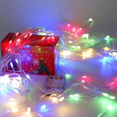 Гирлянда-штора 2*2м ГШП/2*2 цветн