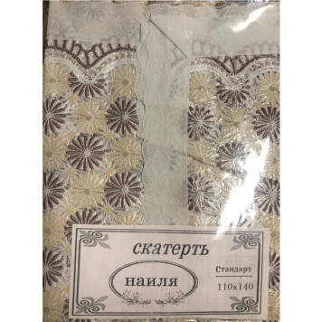 Скатерть Наиля ажурная 110*140см-2