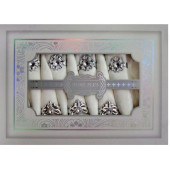 Скатерть большая+салфетки в коробке 140*220см HOME PLUS