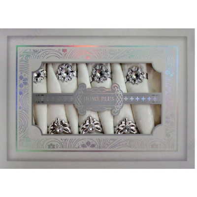 Скатерть большая+салфетки в коробке 140*220см HOME PLUS